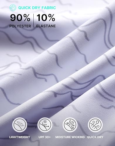 Image of Obla Mens Golf Polo Shirts Short Sleeve Dry Fit Performance Moisture Wicking Casual Print Collared Golf Shirts for Men