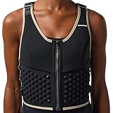 OMORPHO Women's G-Vest Weighted Vest, 6 lb, Black Sand, M-L