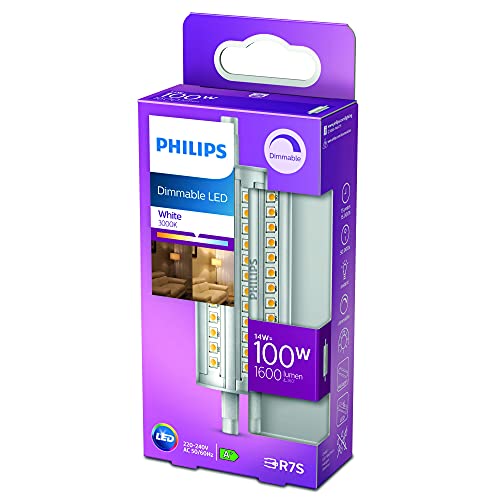 Philips Lampadina Lineare A Led R7S 14W 830, Dimmerabile - 4