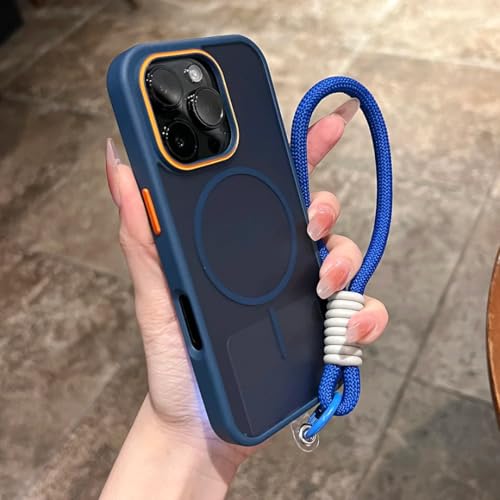 Coque antichoc iPhone 16 Pro mate magnétique protégeant des chutes de hauteur