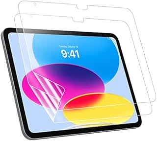 MoKo Paper Felt Screen Protector Fit iPad 10th Generation 10.9 Inch 2022, PET iPad 10th Generation 2022 Screen Film, Pack of 2, Matte