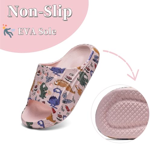 Image of DAYUMKOU Toddler Boy Sandals Girls Footwear Cute Open Toe Beach Slides Indoor Outdoor Kids Slippers Lightweight Pool Shoes