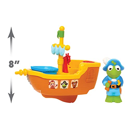 Just Play 14026 Disney Junior Muppet Babies Tub Time Cruiser With Kermit The Frog Figure, Bath Toy Boat thumb #2