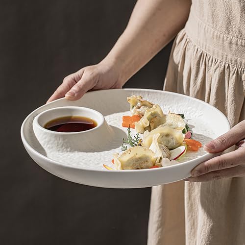 Plateau à sushi avec compartiment pour éviter les taches de sauce soja - 5