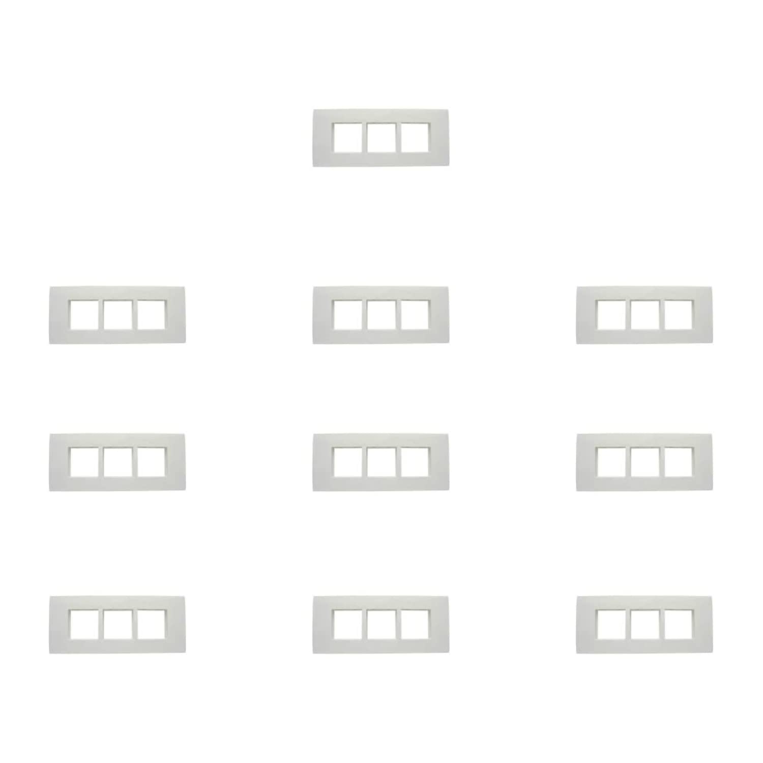 Anchor by Panasonic Penta 6 Module White Regular Cover Plate, (Pack of 10)-image-35