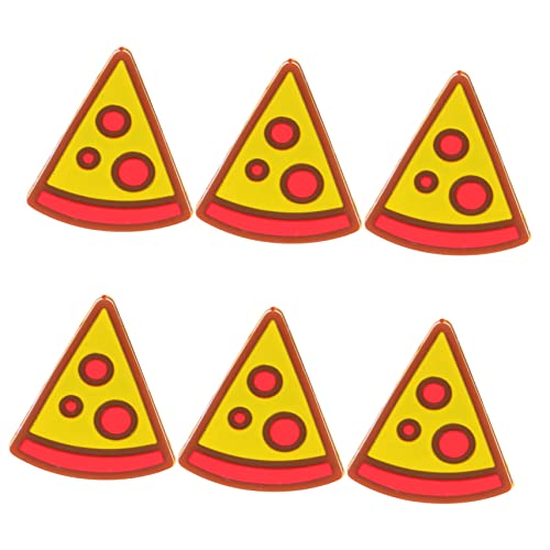 HANABASS Tennis Accessory 6pcs Pizza Dampeners Silicone Vibration Dampener for Racket