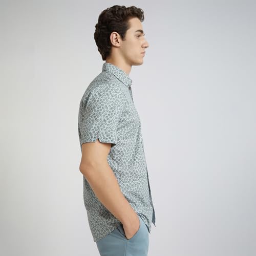 Image of Colorplus Tailored Fit Medium Grey Formal Shirt for Men