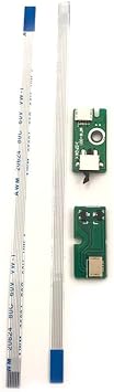 YANHAO [Video Game Parts] for PS3 Super Slim CECH-40XX 4k Power Reset Eject Touch Board Switch PCB with Flex Ribbon Cable [Replace] Color Board and Cable