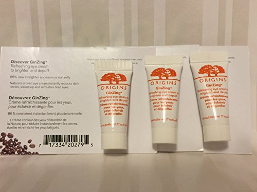 Origins Ginzing Refreshing Eye Cream to Brighten and Depuff 5ml3=15ml