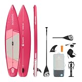 AQUASTIC Touring 11'6″ Inflatable SUP Board | Drop Stitch Lite + struttura a strato singolo | 350 × 79 × 15 cm | spostamento 330 l | Carico massimo 130 kg | Anelli a D per sedile kayak