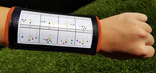 Image of Y23 - Football Wristbands - Wrist Coach - QB Wristband - Football Play Wristbands - Playbook Wristband