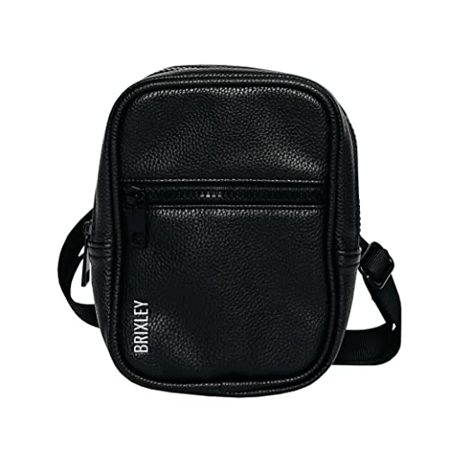 Brixley Leather Crossbody Bag for Travel - Unisex Sling Purse and Fanny Pack