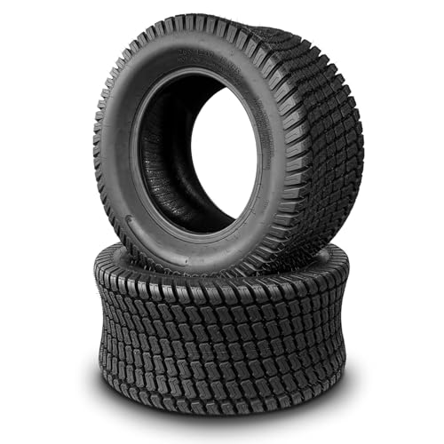 TRIPOWER 26x12x12 Lawn Mower Tires - 26x12.00-12 Tires for Garden Riding Mower and Lawn Tractor Durable 6PR Tubeless 1780 lbs Capacity Set of 2
