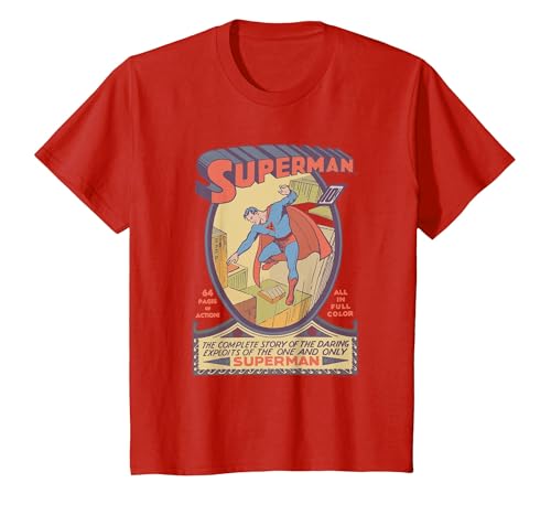 Superman #1 Camiseta, Niños, Rojo, 10 años