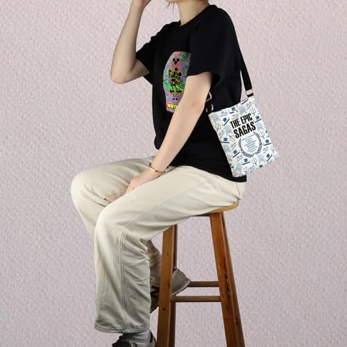 Image of MNIGIU Odysseas Book Inspired Gift Olympic Gods Crossbody Bag Odysseas Book Lover Gift The Musical G-ift