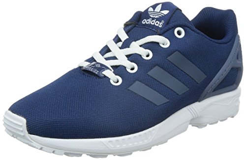 adidas ZX Flux, Baskets Basses Mixte Enfant, Bleu (Oxford Blue St/Fade Ink St/FTWR White), 36 2/3