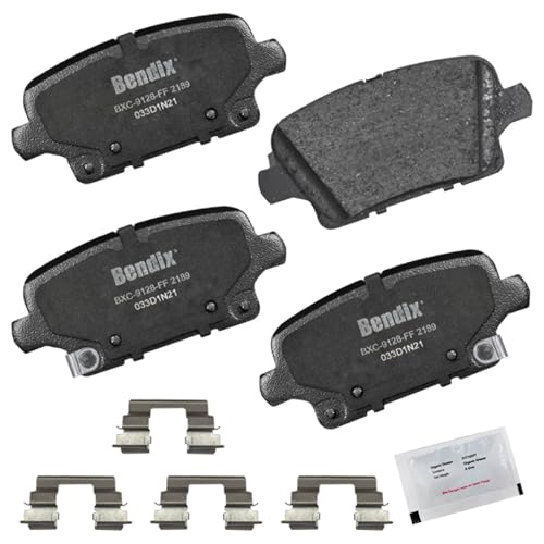 Image of Bendix Priority1 CFC2189 Ceramic Rear Brake Pads for Buick Envision 2022-2021, Regal Sportback 2019-2018, Cadillac XT4 2023-2019