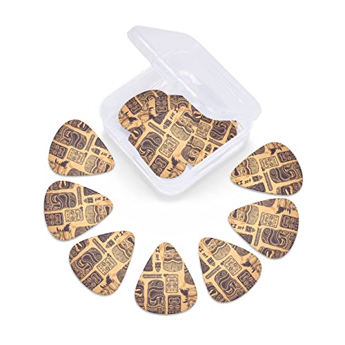 Lot de 12 médiators vintage Aloha Tiki fins moyens et lourds pour guitares acoustiques électriques - Les Beatles, Paul McCartney, John Lennon, RIngo Starr, George Harrison Lot de 12 médiators vintage Aloha Tiki fins moyens et lourds pour guitares acoustiques électriques – Image 7