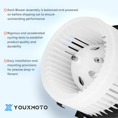 Image of 700190 HVAC Heater Blower Motor Fit for Mercedes-Benz CLK320 2004-2005, for CLK55 AMG 2005-2006, for CLK500 2005-2009, for C230 2002-2007, Replaces 2038202514 MB3126100