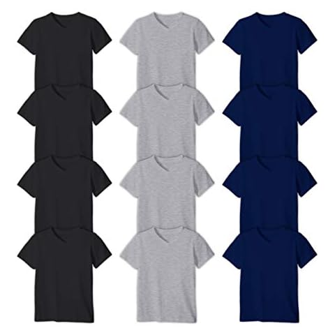 Andrew Scott Boys' 12 Pack V Neck T Shirts Cover