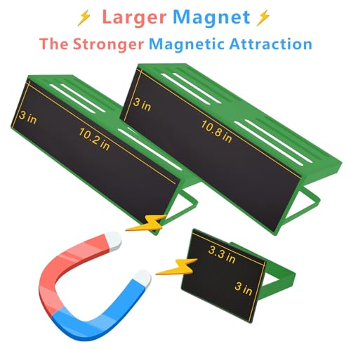 Image of Magnetic Spice Rack For Refrigerator Magnetic Fridge Shelf For Kitchen Spice Organizer Magnetic Shelf For Fridge Space Saving Green 4 Pack With Magnetic Paper Towel Holder
