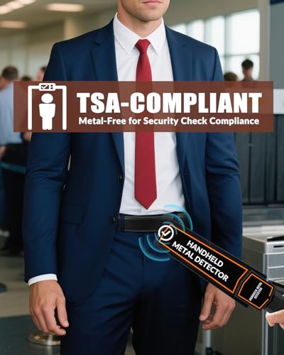 Buckleless Belts Leather No Scratch Belt for Men Hook and Loop Work Technician 1.5" Mechanic Belt Men Travel Gifts3