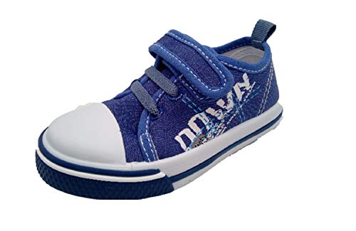 GladRags Chaussures d'été en toile pour enfant - Tailles 37 38 40 40 40 42 - Bleu - Dan, 28 EU Cover
