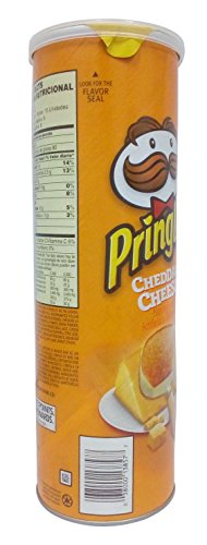 Image of Pringles Potato Crisps - Cheddar Cheese, 158g Tin