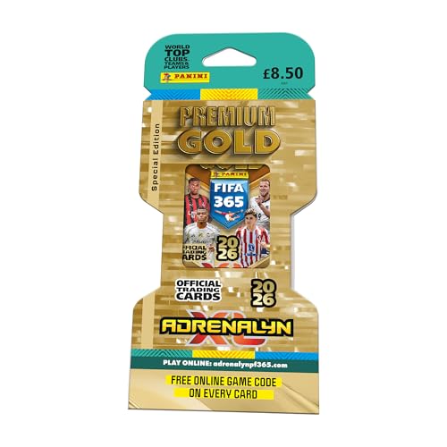 Image of Panini FIFA 365 2026 Trading Cards Game Pouch Premium Gold