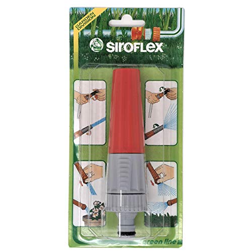 Siroflex 4545/S Bewässerungspistole 1 Made in Italy | Bewässerungspistole mit Anschluss | Wasserpistole für Schlauch kompatibel mit allen Schnellkupplungen | Anschlüsse für Gartenschläuche