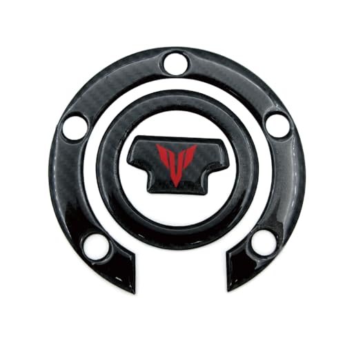 Protège-réservoir moto carbone pour bouchon essence, évitez les rayures sur MT07 MT09