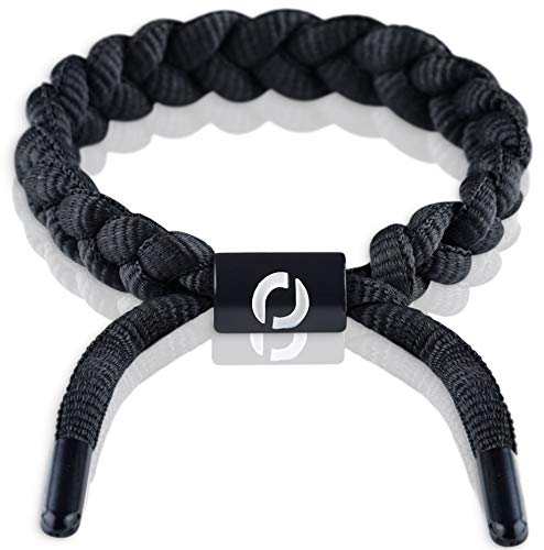 Black Paracord Bracelet for Men | Adjustable Gift for Him | Black Clasp Color 1