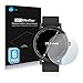 Savvies 6X Schutzfolie kompatibel mit Armbanduhren (Kreisrund, Durchmesser: 33 mm) Displayschutz-Folie Ultra-transparent