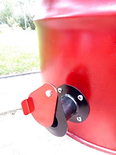 Lavalock Bbq Smoker Supply Uds Ugly Drum Parts Intake Teardrop Vent Damper 1-1/2 Flange For 55 Gallon Drum #TOP2