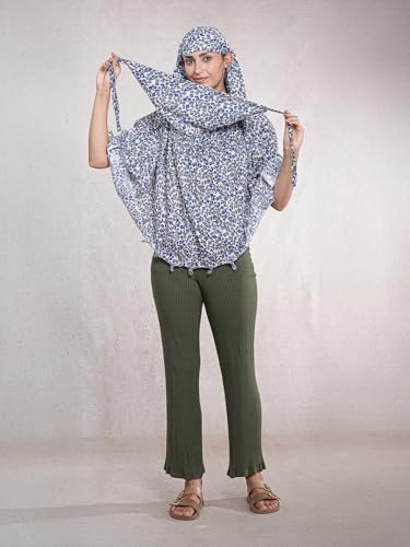Image of Multipurpose Mask Cum Scarf for Women Cotton I Face Cover for Women I Sun Protection and Summer Wear Scarf