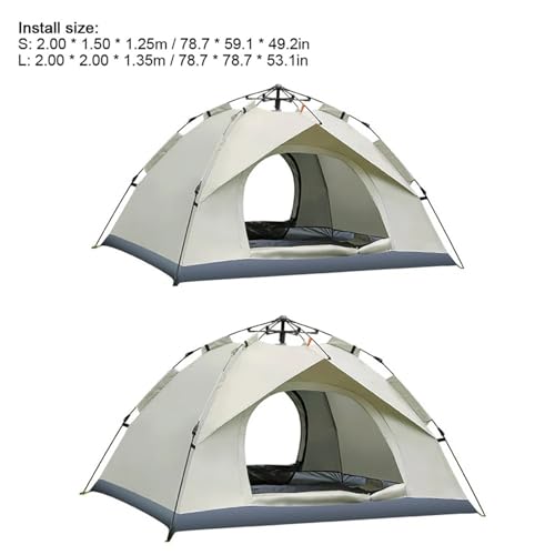 Carpa de camping automática portátil tamaño pequeño miniatura 2