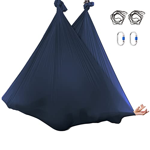 SKYPHAROS 5.5 Yards Aerial Silks Yoga Swing Set, Fitness Aerial Yoga Kit