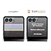 Supershieldz (2 Pack) Designed for Motorola Razr+ / Plus (2023) (Front Screen Only) Tempered Glass Screen Protector, 3D Curved Glass, Anti Scratch, Bubble Free (Black)