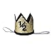 Kirei Sui Baby Black Sparkle Gold Silver Crown Headband Gold 1/2 Birthday