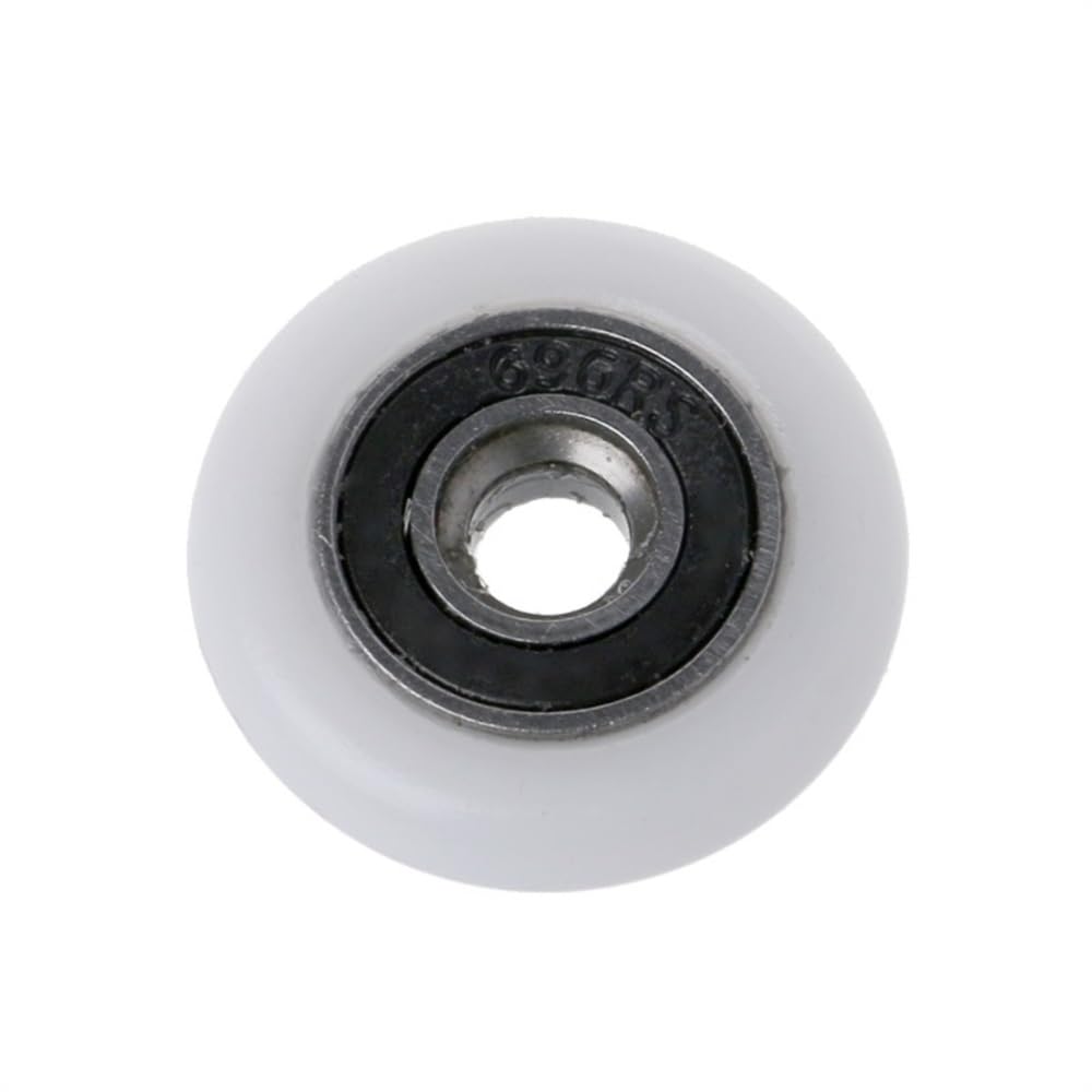 Shower Door Rollers 8 Pcs Shower Door Runner Rollers Pulleys Replacement Parts 23mm Diameter