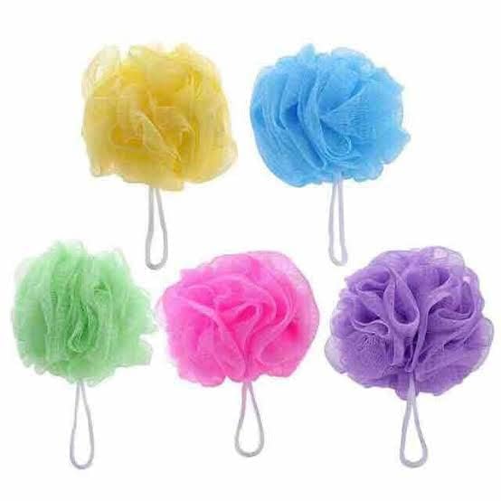 Bathing Loofah Sponge Scrub, Multicolour (PACK OF 5)-image-48