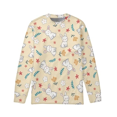 Crewneck Sweatshirt Kids Long Sleeve Pullover Hoodie Casual Loose Fits Fall Clothes