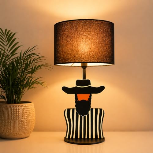 Image of THE GRANDEUR Vintage Gentleman Artistic Table Lamp, 41 cm