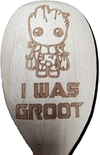 FastCraft Guardians of the Galaxy Groot Inspired Wooden Baking Spoon