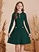 GRACE KARIN Girls Dress Size 8 Long Sleeve Sweater Fall Winter Kni Button Cream School Dance Dresses for Girl 8Y