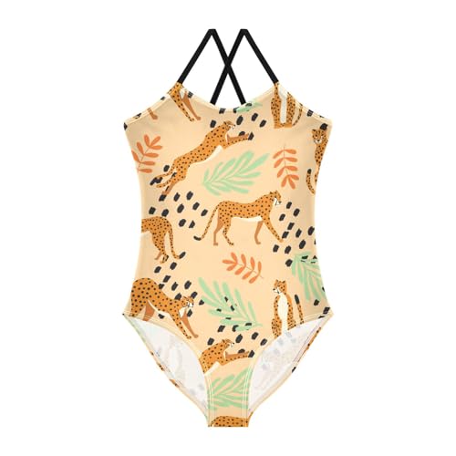 Image of Ollabaky Girls One Piece Swimsuit Bathing Suit Beachwear