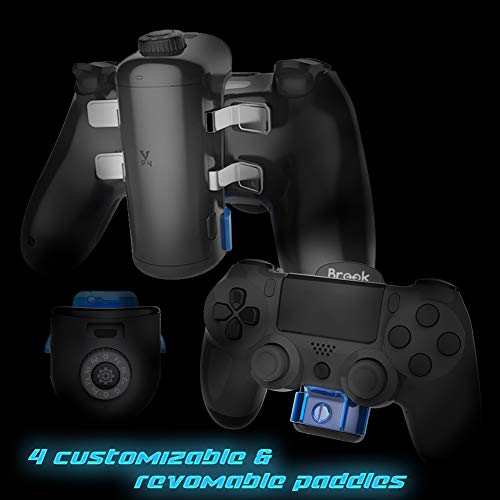 Brook SKU Marine (Without Battery) - Ps4 Wireless Controller Adapter And Battery Pack For Ps4, Ps3, Switch Pc, Android, Mac, Ios, Supports Turbo And Remap And 4 Extra Customizable Buttons, thumb #1