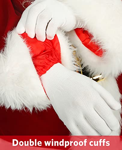 Christmas Santa Clause Costume Santa Suit Adults Men Velvet Santa Costume For Men Deluxe Santa Outfit Male Costume (Xl, Burgundy) #TOP3