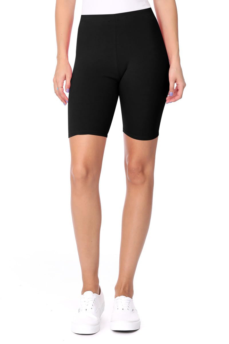 FashionJOA Womens Activewear Workout Cycling Yoga Running Biker Shorts