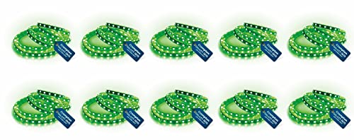 Crompton 25W LED Strip Light | 5 Meter Green Light | Roll with 300 LEDs | Pack of 10
